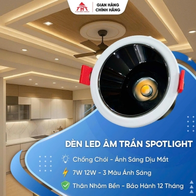 Đèn Led Âm Trần Spotlight